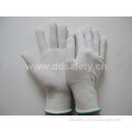 13 Gauge Nylon /Polyester Seamless White PVC Dots Work Glove (DKP413)